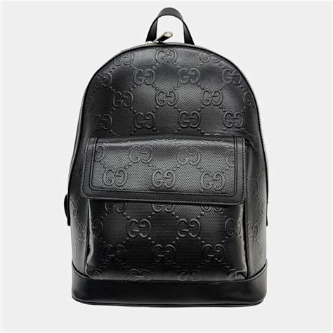 rainbow gucci backpack|Gucci gg embossed backpack.